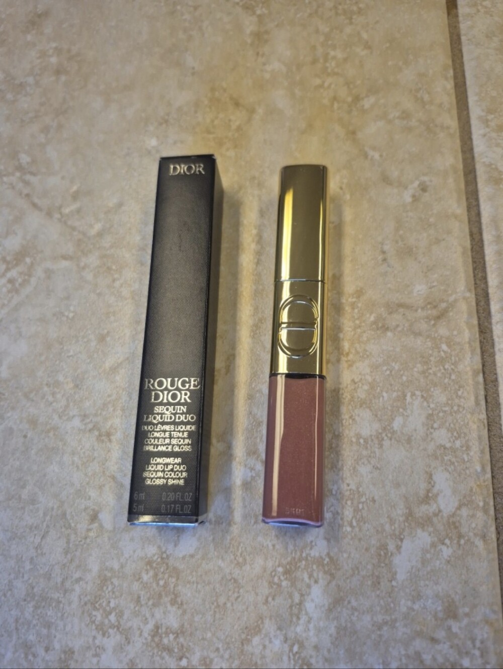 Dior Rouge Dior Sequin Liquid Duo 220 Ribbons DISCONTINUED!!!